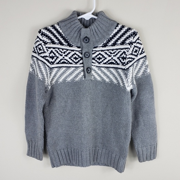 GAP Other - Gap Button Down Sweater Grey Boy's Size 4